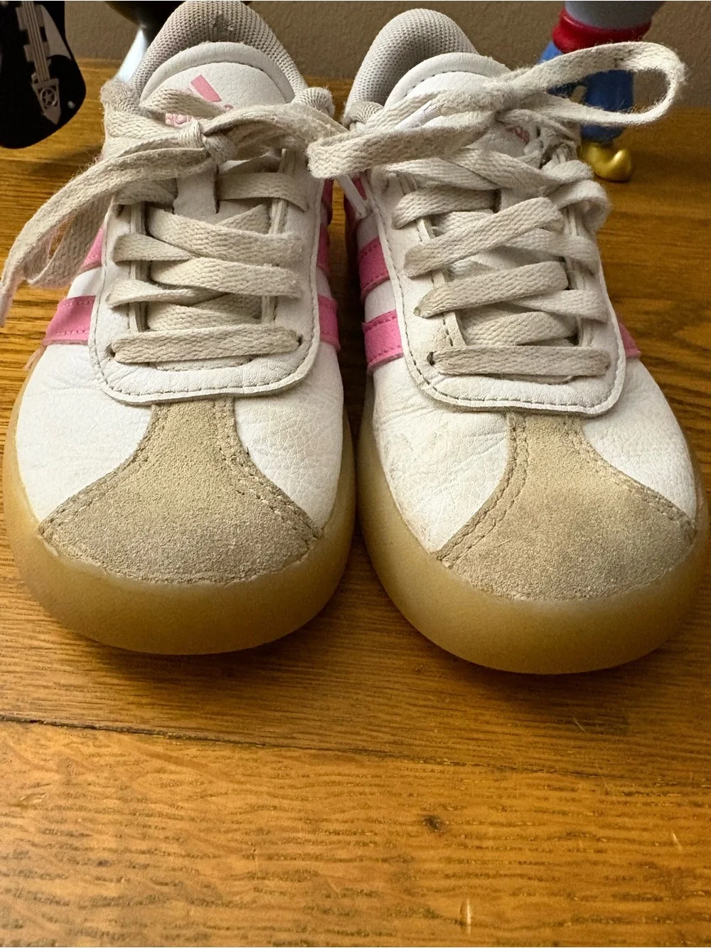 Little kids/toddlers adidas pink gazelles. Size 11.